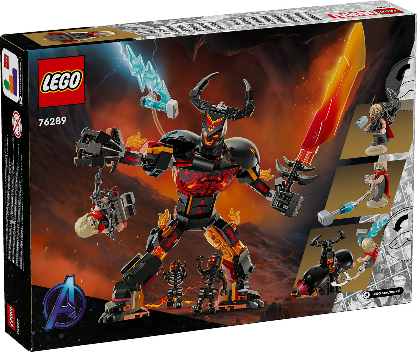 76289 Thor vs. Surtur Construction Figure