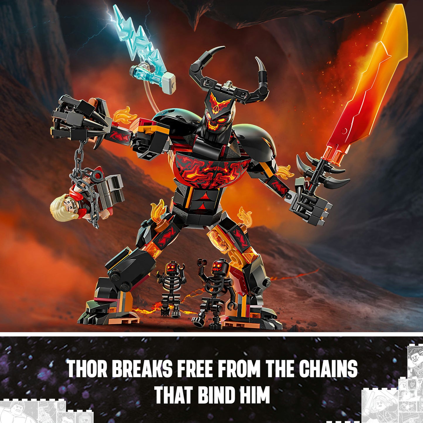 76289 Thor vs. Surtur Construction Figure