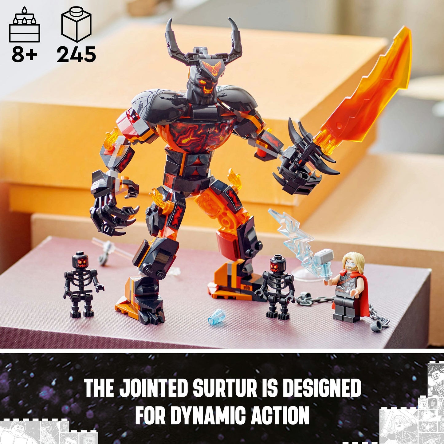 76289 Thor vs. Surtur Construction Figure