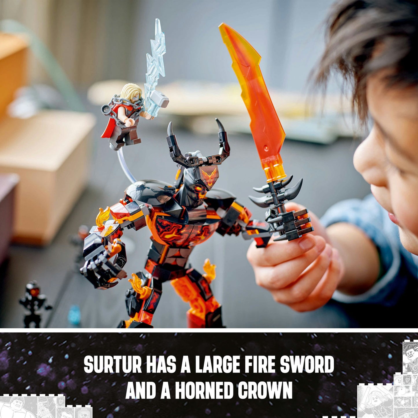 76289 Thor vs. Surtur Construction Figure