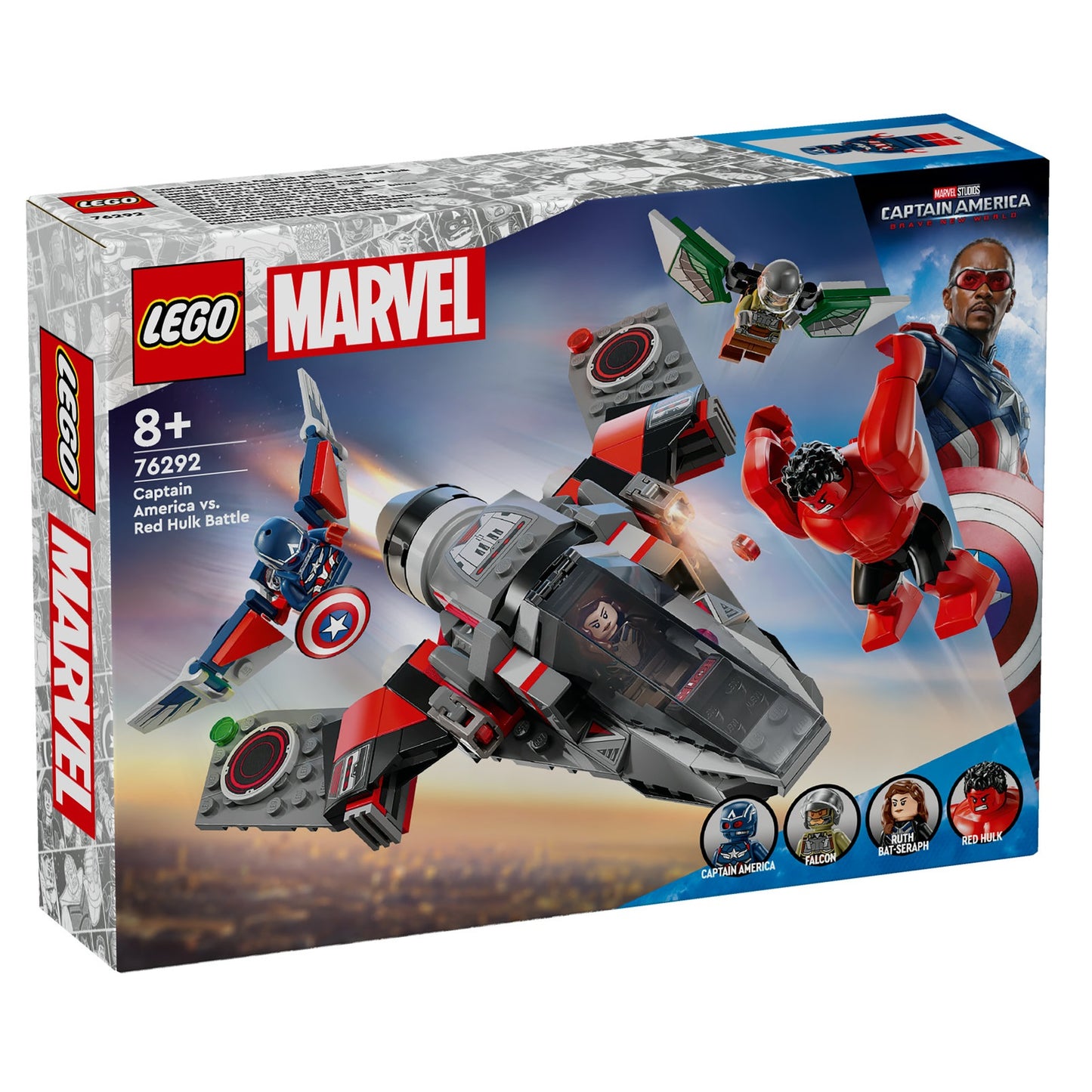 76292 Captain America vs. Red Hulk Battle