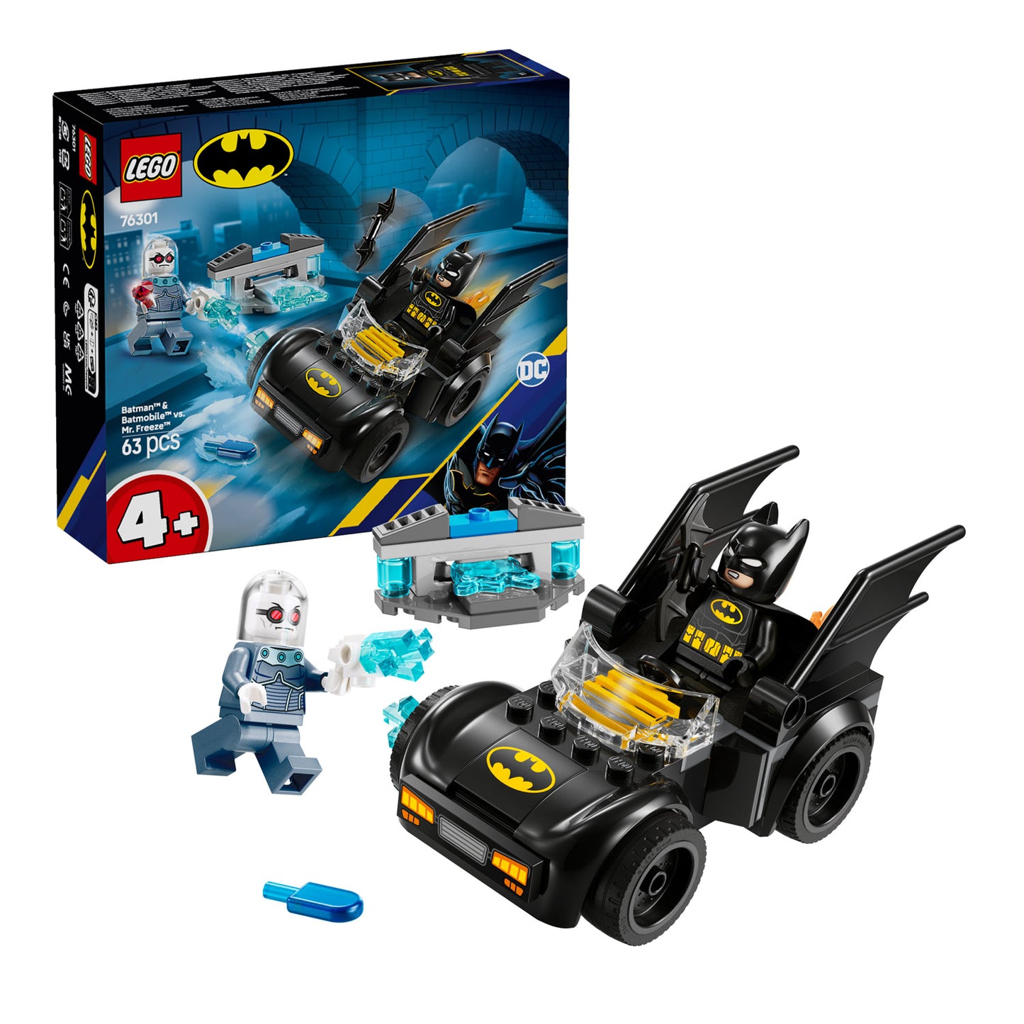 76301 LEGO Super Heroes Batman & Batmobile vs. Mr. Freeze