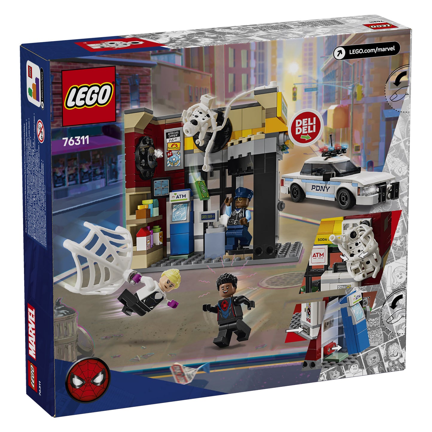 76311 LEGO Super Heroes Spider-Verse: Miles Morales vs. The Spot