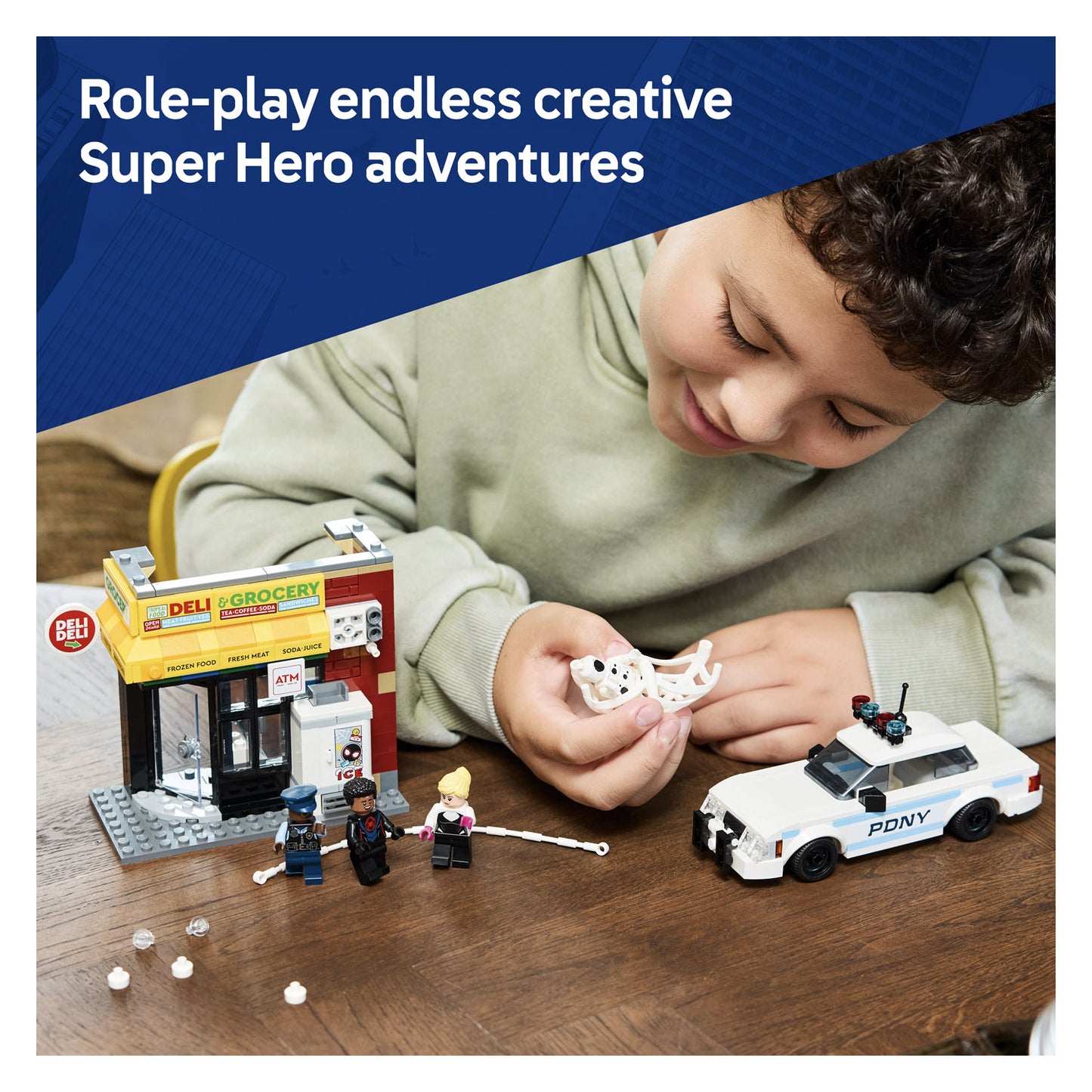 76311 LEGO Super Heroes Spider-Verse: Miles Morales vs. The Spot