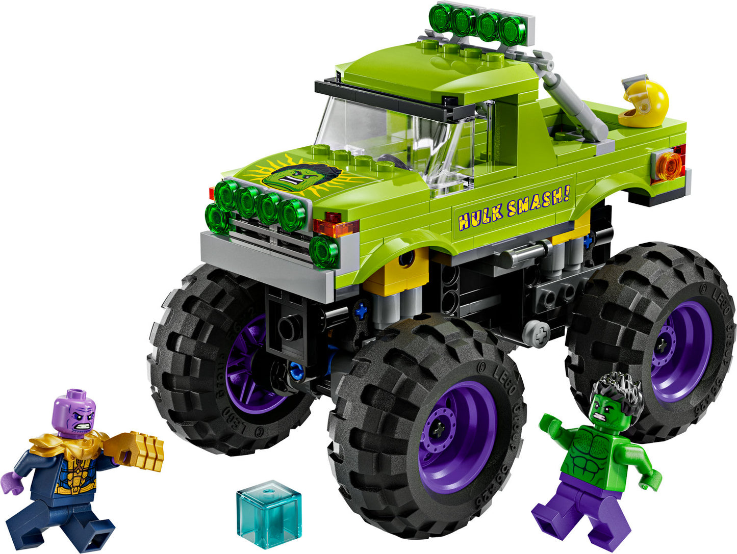 76312 LEGO® ǀ Marvel The Hulk Truck vs. Thanos Super Hero Building Toy Vehicle