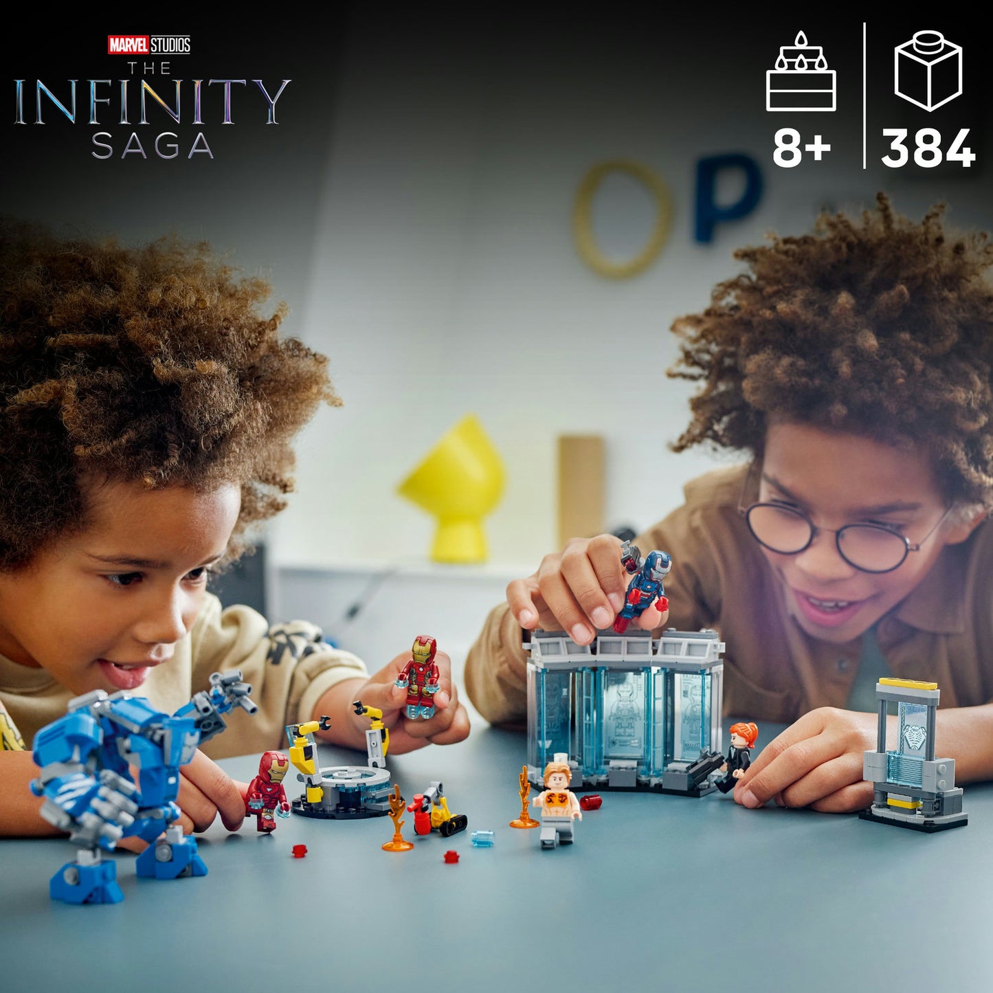 76315 LEGO Marvel Iron Man’s Laboratory: Hall of Armor with Minifigures