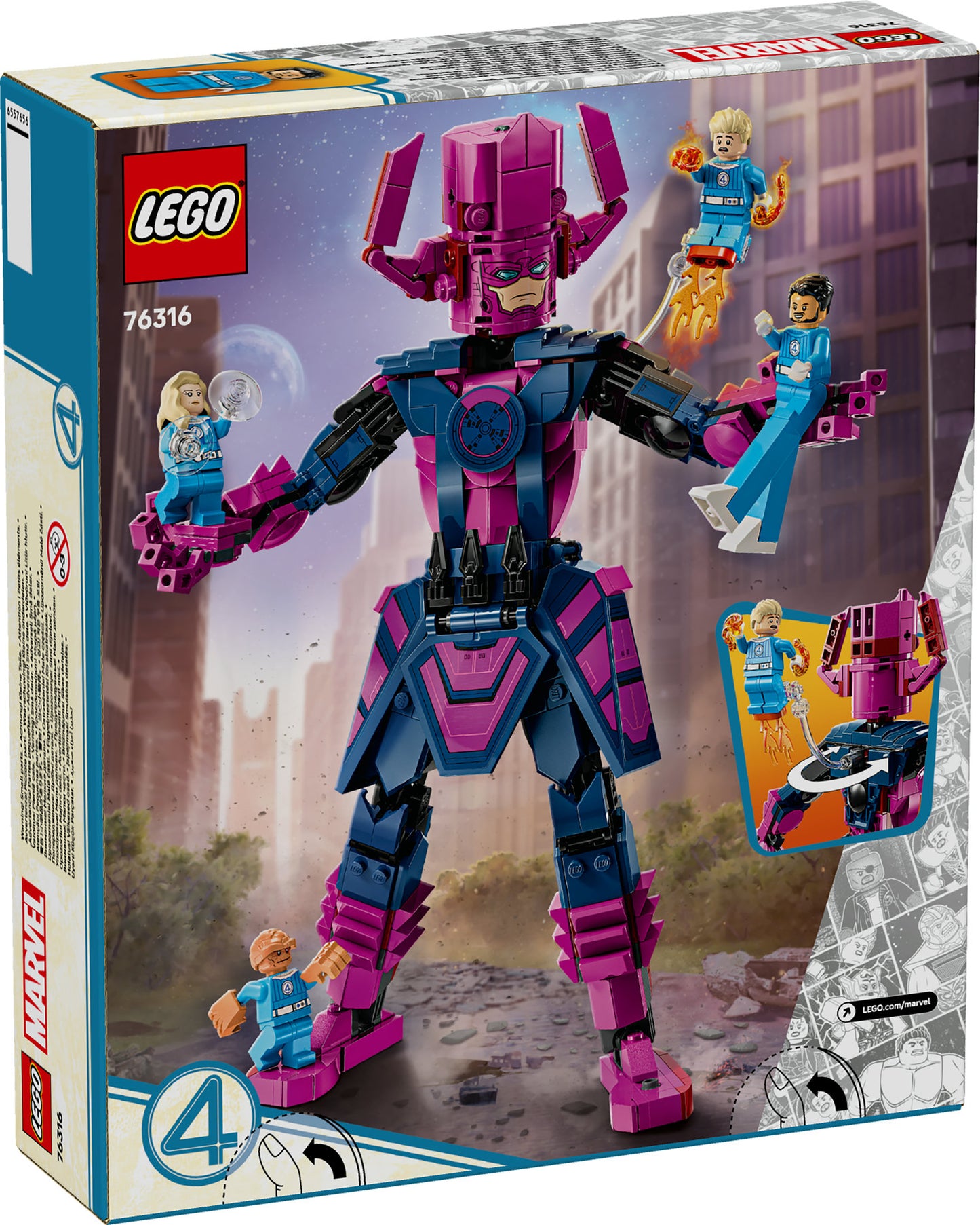 76316 LEGO Super Heroes Marvel Fantastic Four vs. Galactus Construction Figure