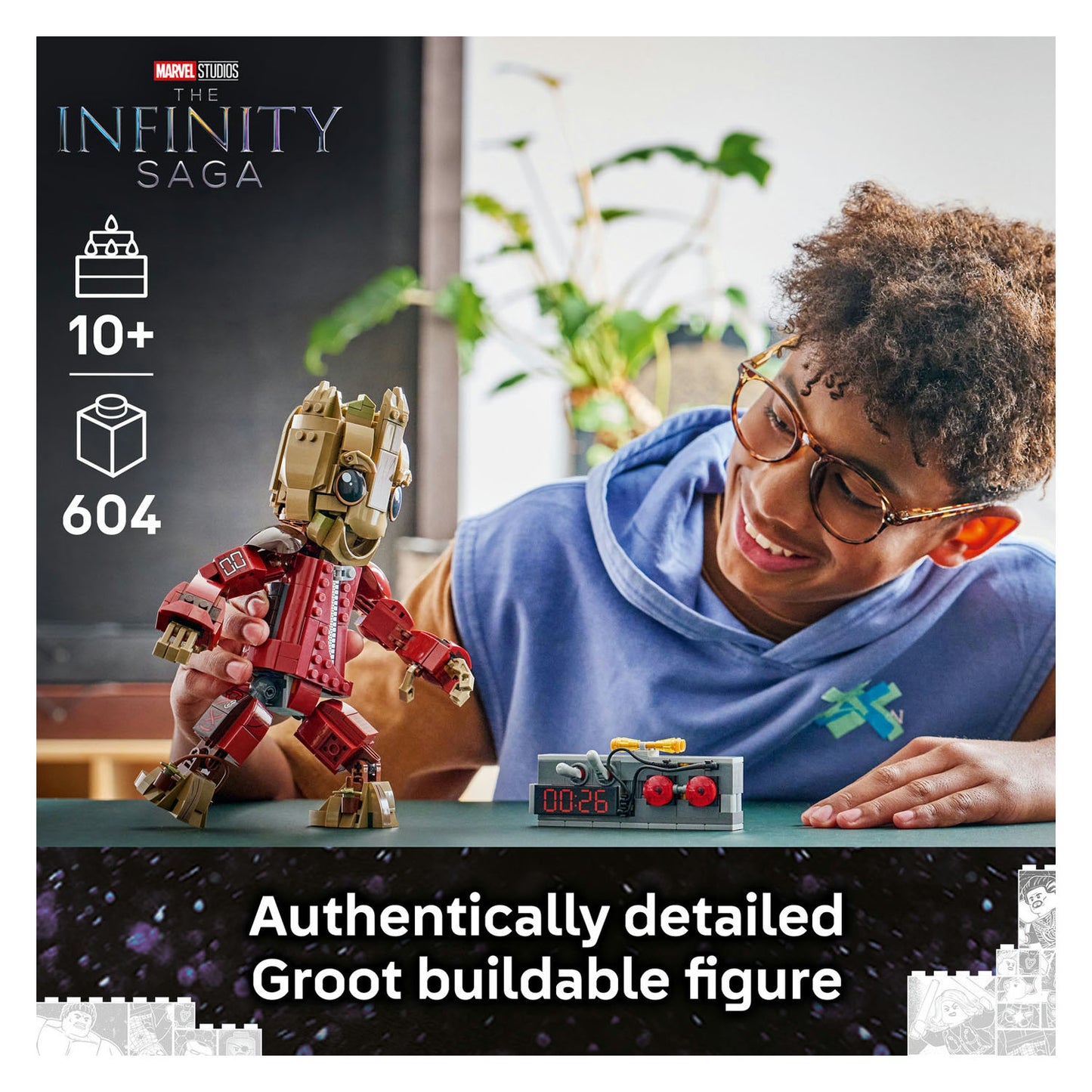 76341 LEGO Super Heroes Ravager Jumpsuit Groot