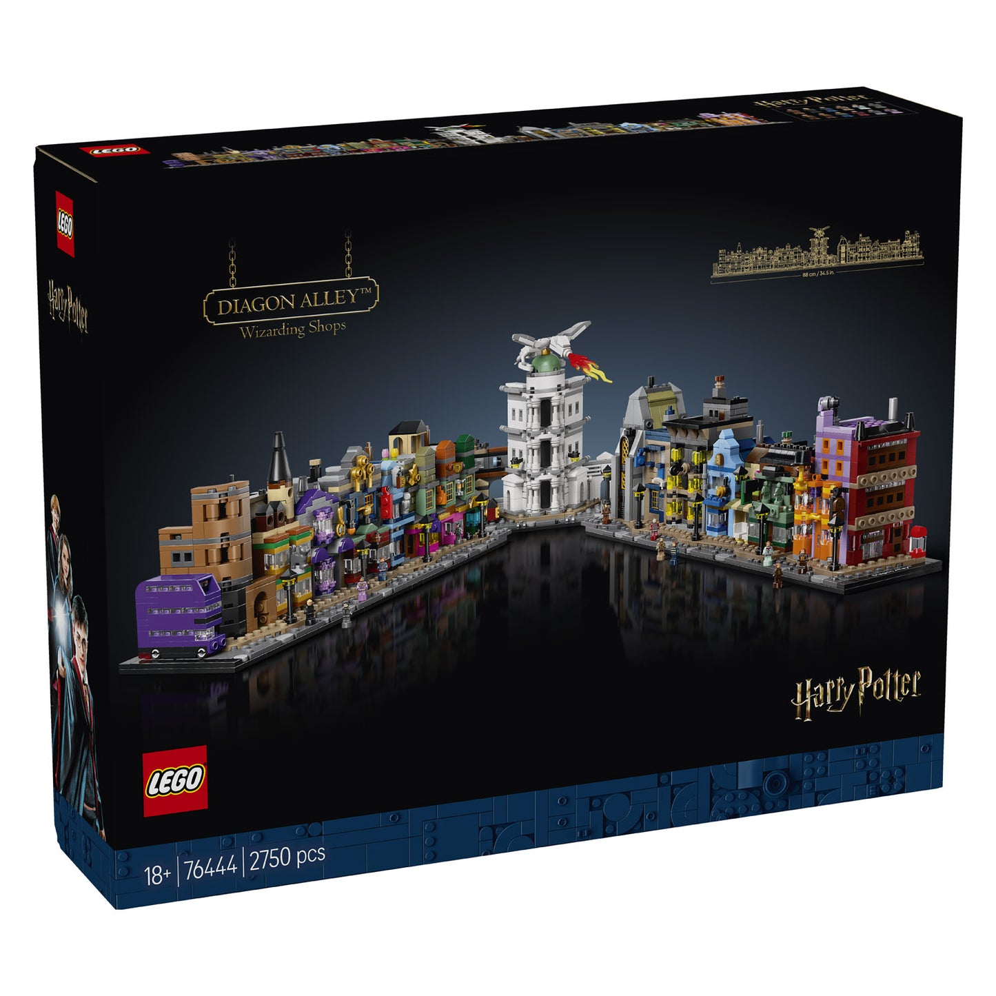 76444 LEGO Harry Potter TM Diagon Alley Wizarding Shops