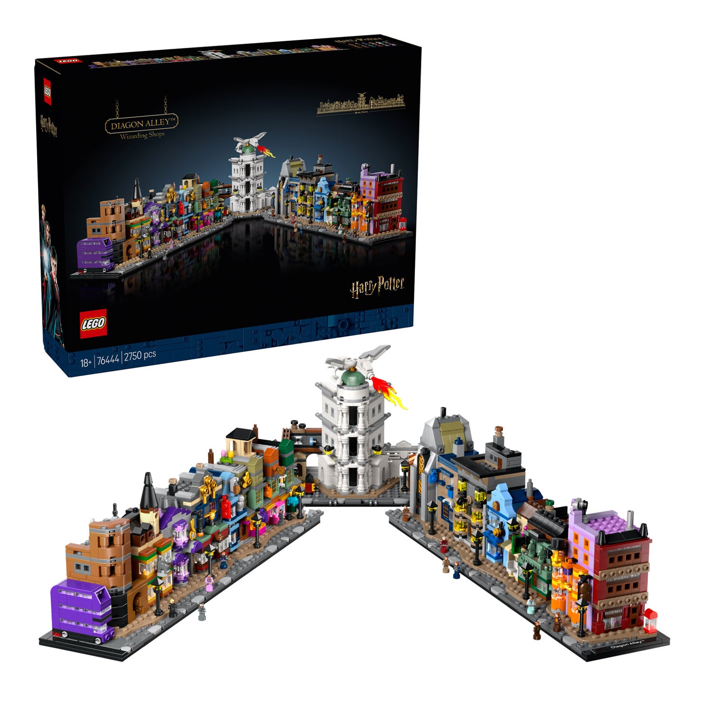 76444 LEGO Harry Potter TM Diagon Alley Wizarding Shops