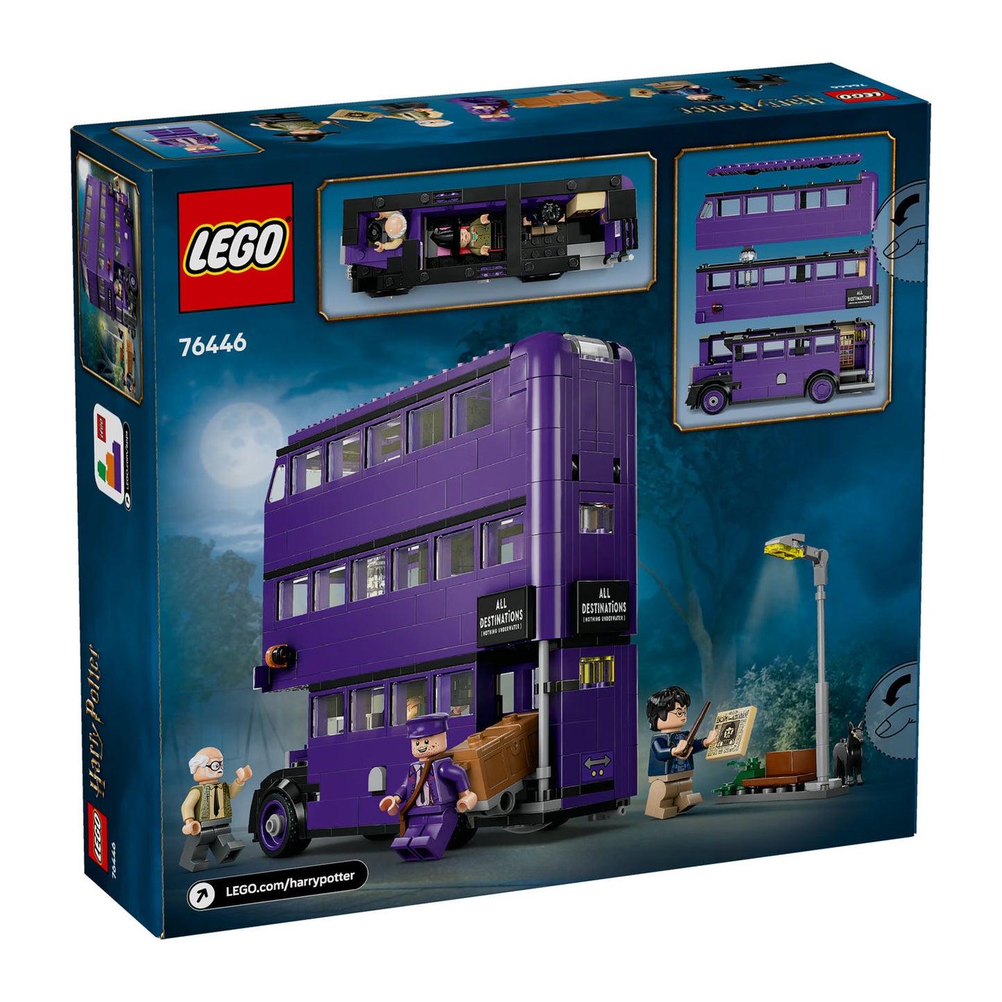 76446 LEGO Harry Potter Knight Bus Adventure, Magic Vehicle Toy