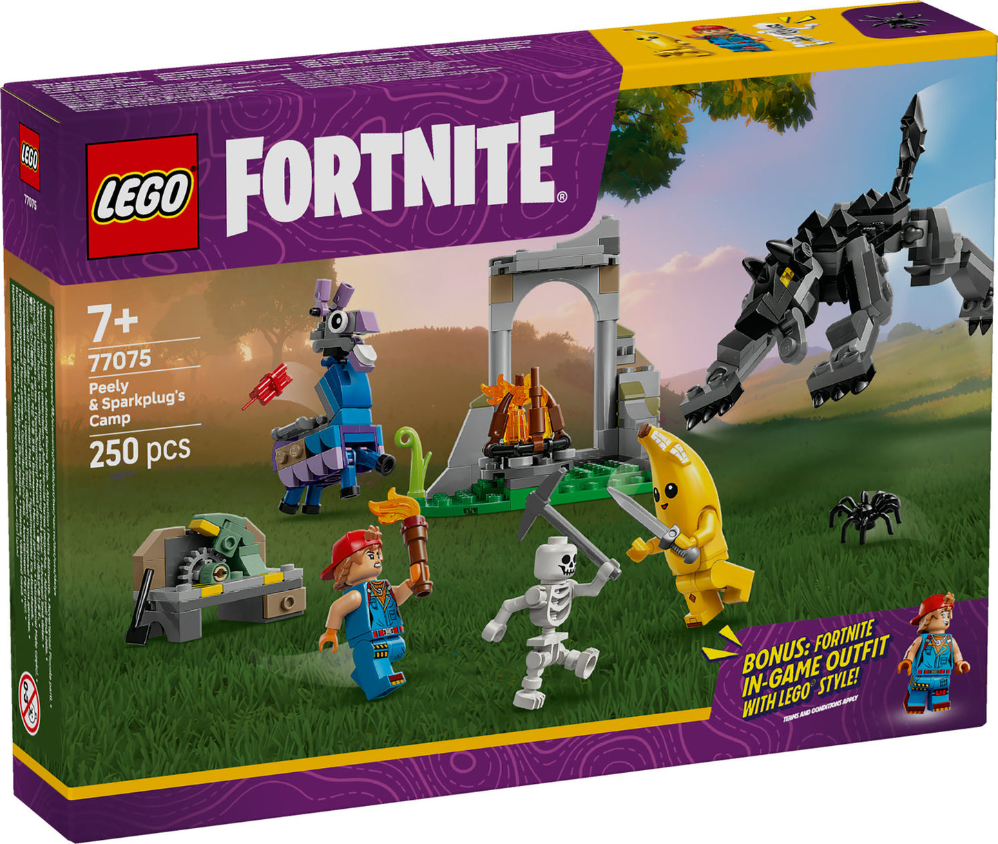 77075 LEGO Fortnite Peely & Sparkplug's Camp