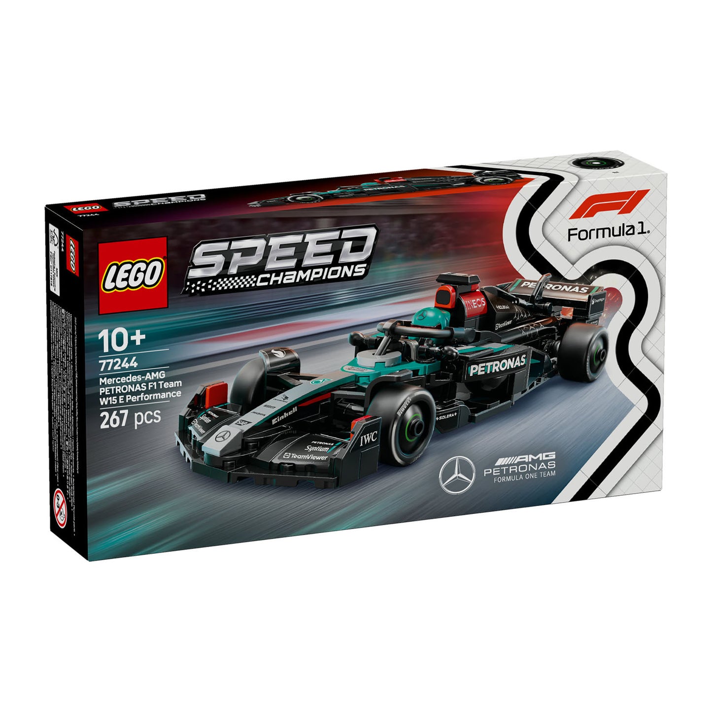 77244 LEGO Speed Champions Mercedes-AMG F1 W15 Race Car Toy Vehicle