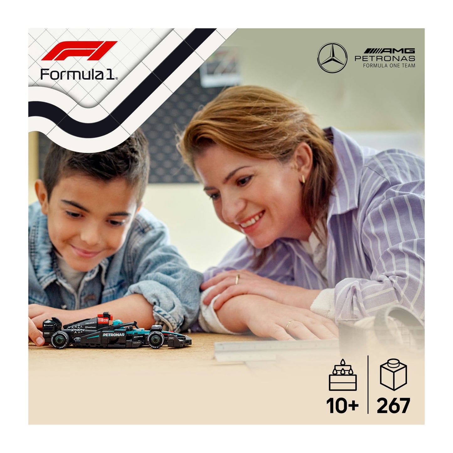 77244 LEGO Speed Champions Mercedes-AMG F1 W15 Race Car Toy Vehicle