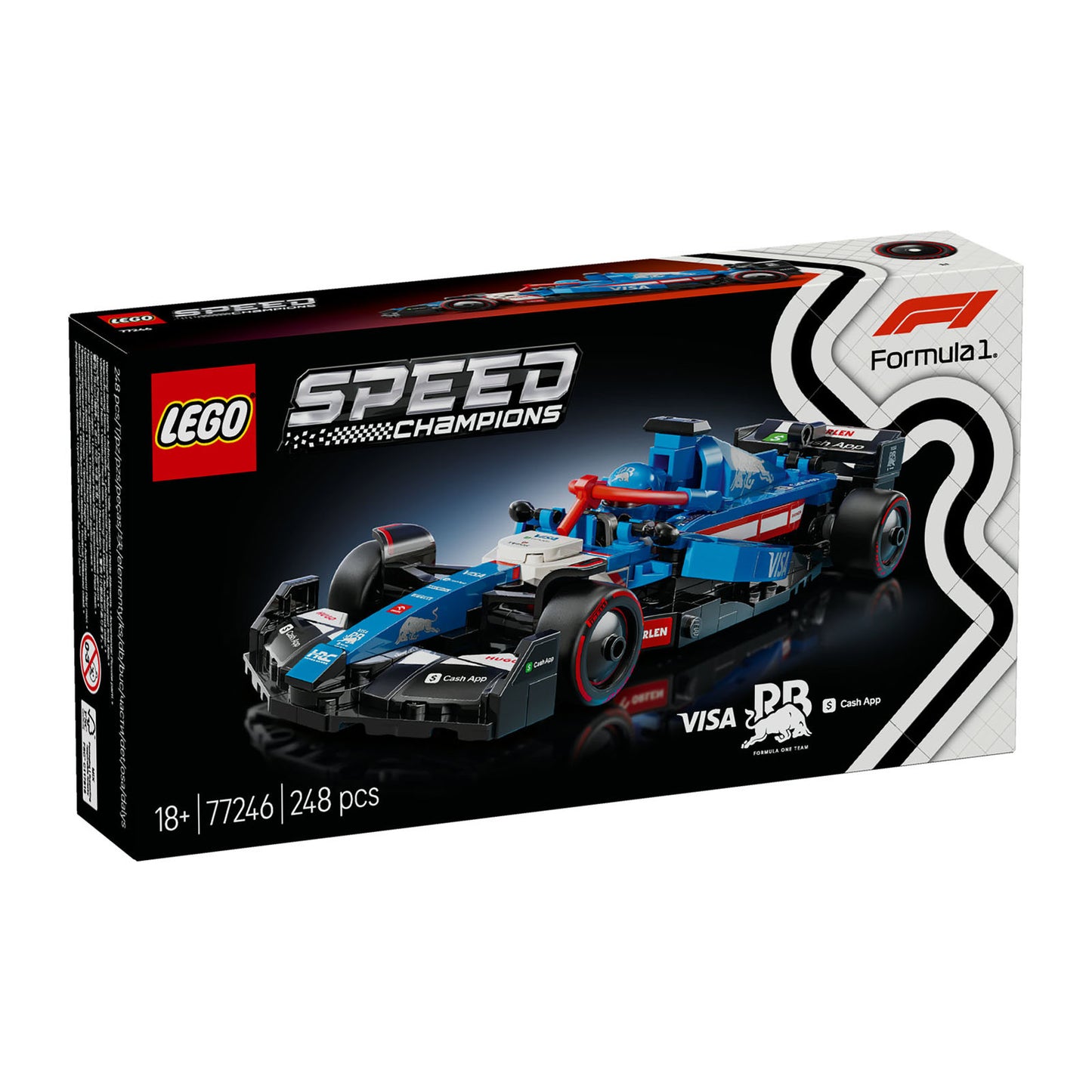77246 LEGO Speed Champions Visa Cash App RB VCARB 01 F1