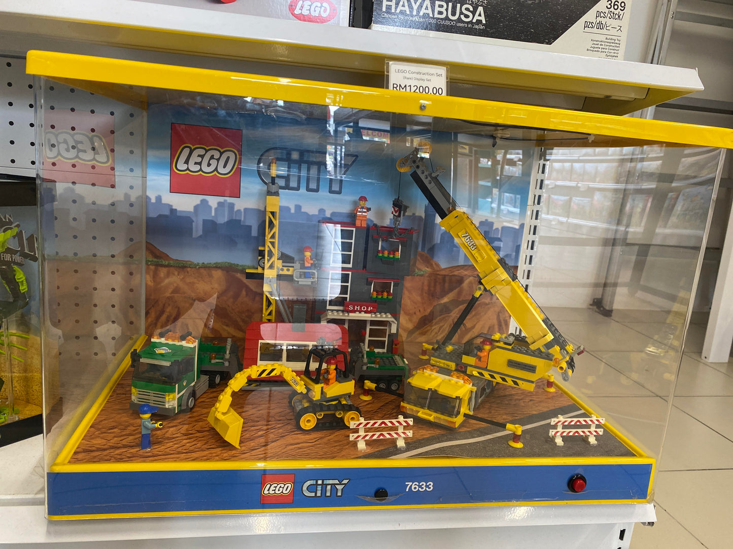 LEGO Display Assembled Set, City Sets 7637 and 7633 in Plastic Case