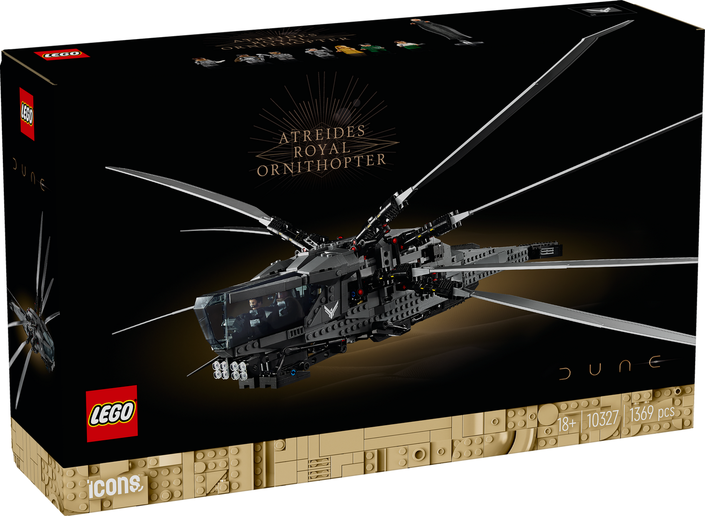 10327 LEGO Icons Dune Atreides Royal Ornithopter