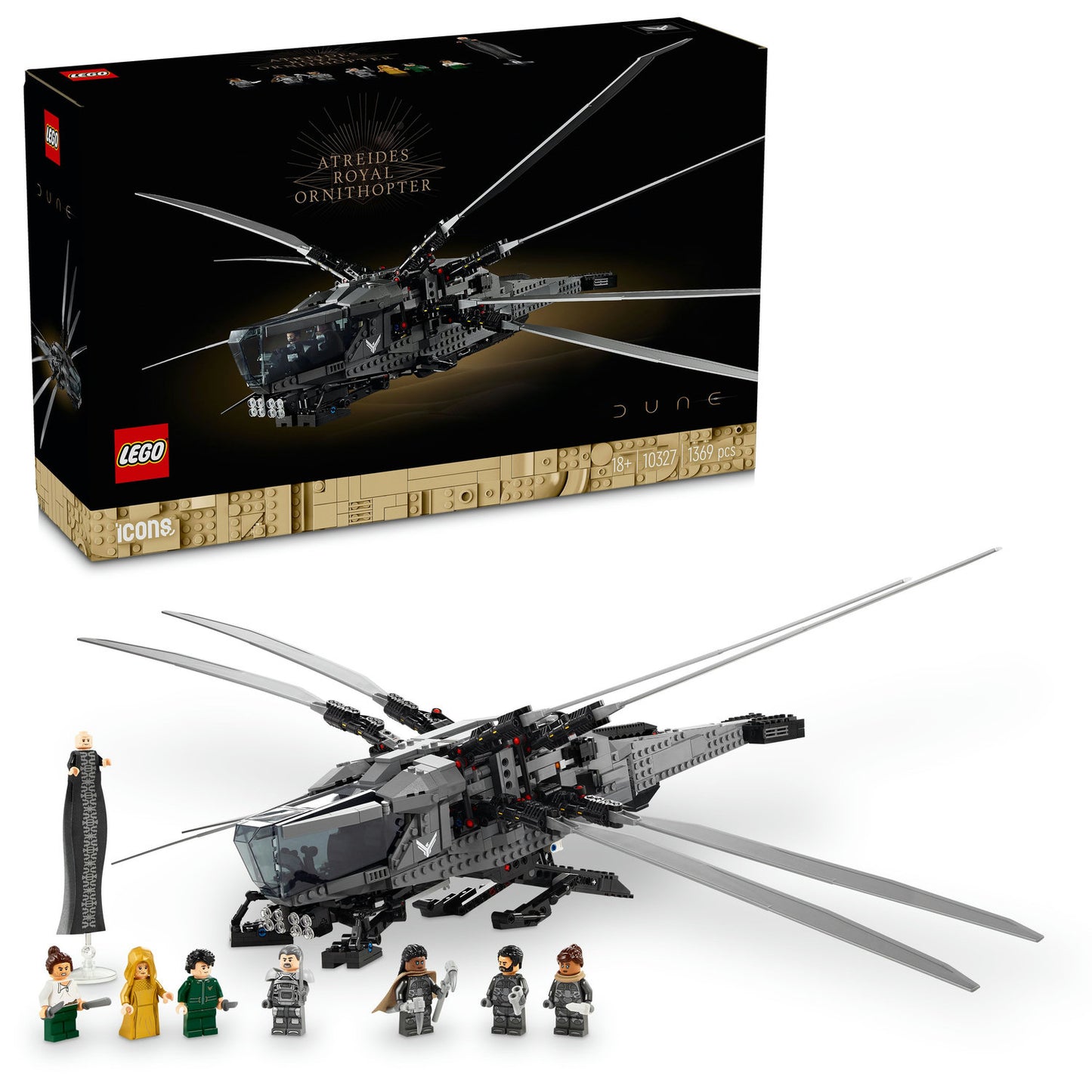 10327 LEGO Icons Dune Atreides Royal Ornithopter