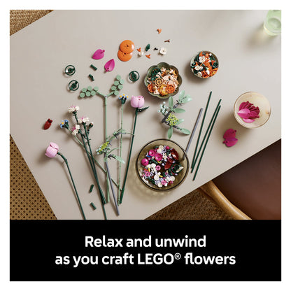 10342 LEGO Botanicals Pretty Pink Flower Bouquet