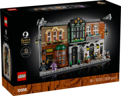 10351 LEGO® Icons Sherlock Holmes: Book Nook Kit, Bookshelf Décor Building Set