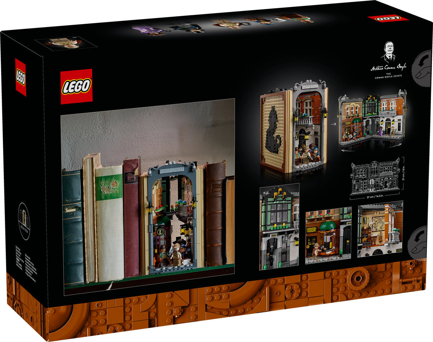 10351 LEGO® Icons Sherlock Holmes: Book Nook Kit, Bookshelf Décor Building Set