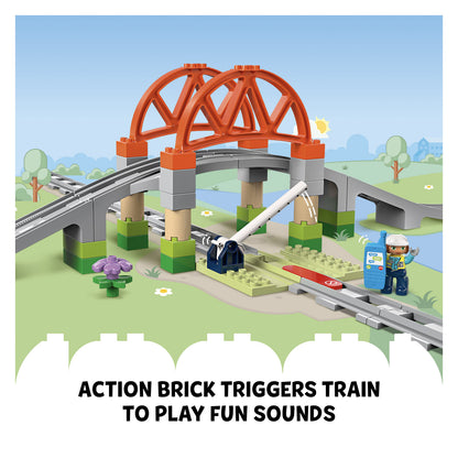 10426 LEGO DUPLO Town Train Bridge and Tracks Expansion Set