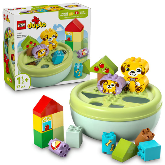10441 LEGO® DUPLO® My First Shape Sorter: Puppy House Toddler Learning Toy