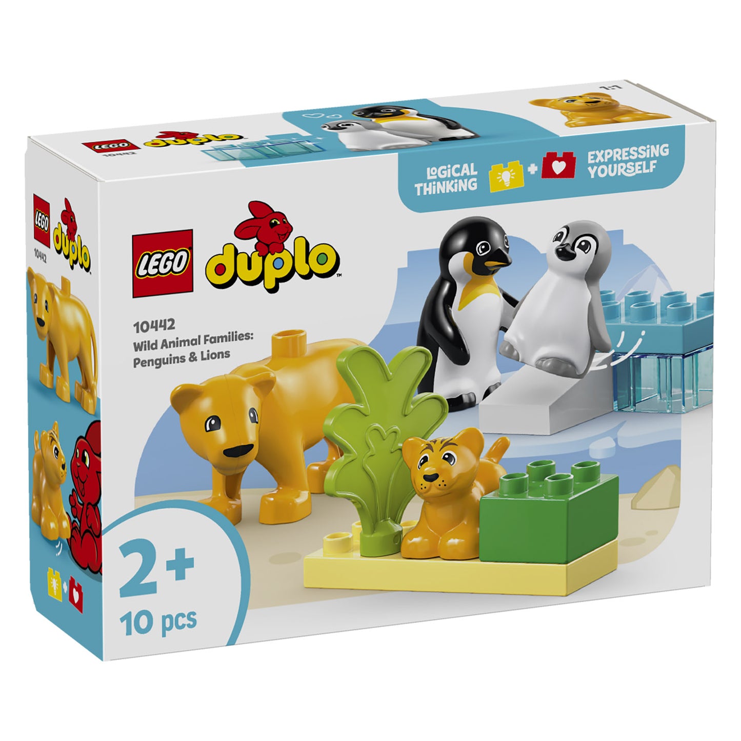 10442 LEGO DUPLO Town Wild Animal Families: Penguins & Lions