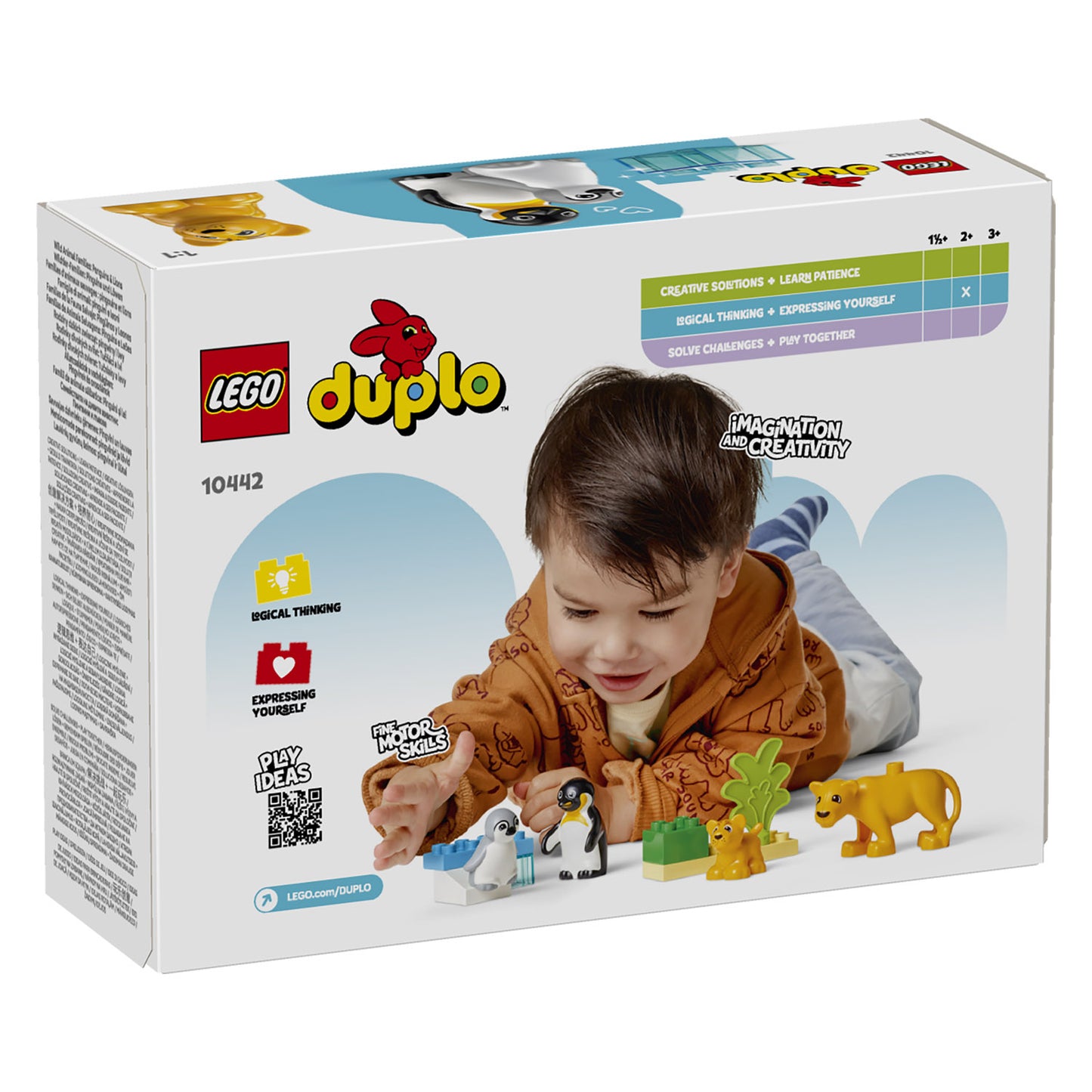 10442 LEGO DUPLO Town Wild Animal Families: Penguins & Lions