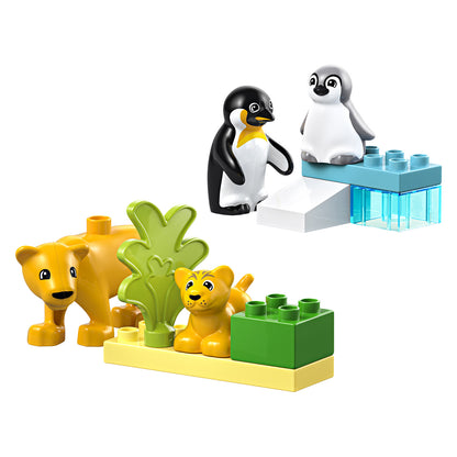 10442 LEGO DUPLO Town Wild Animal Families: Penguins & Lions