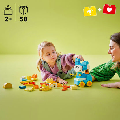 10448 LEGO® DUPLO® Town 3in1 Animals on Wheels Building Toy for Imaginative Play