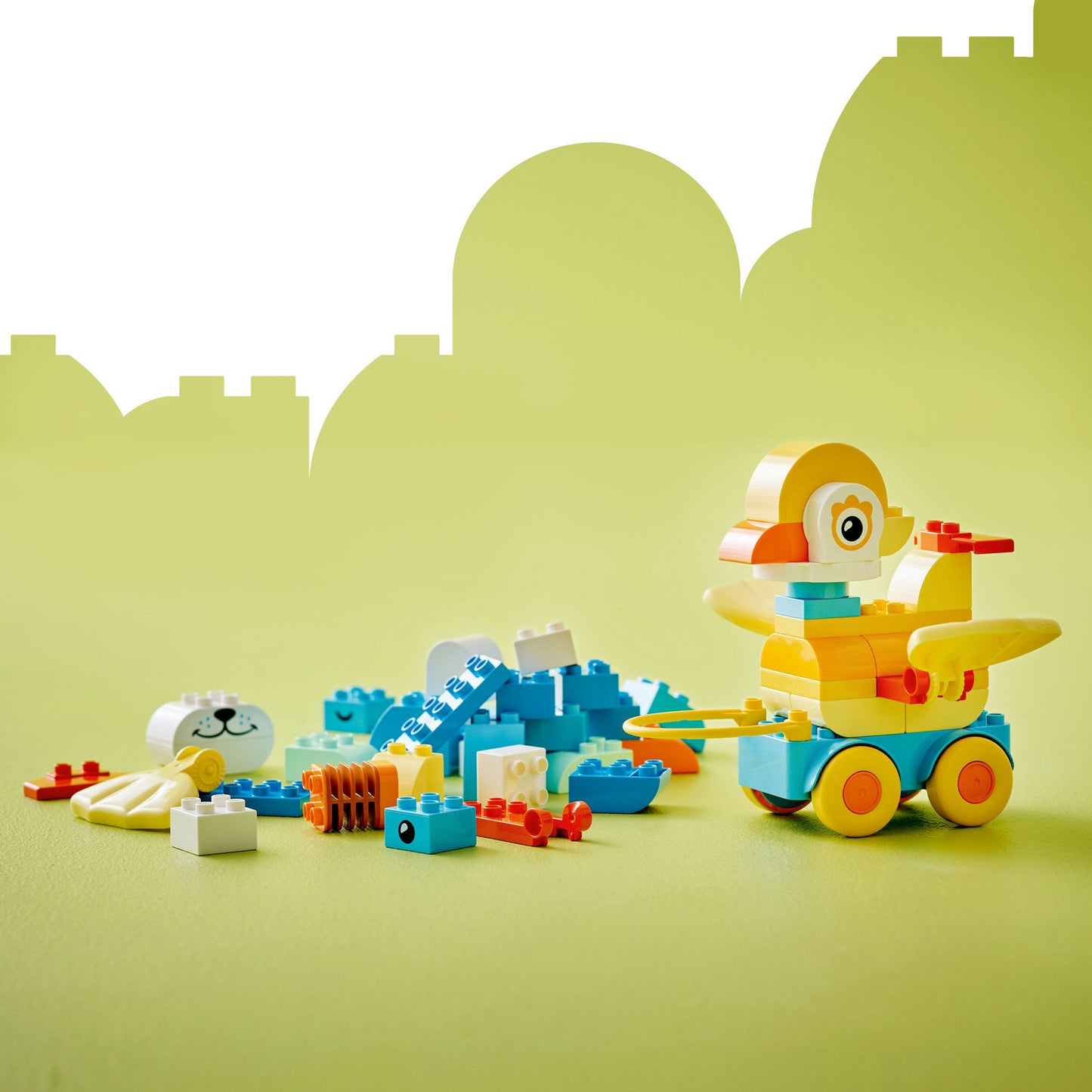 10448 LEGO® DUPLO® Town 3in1 Animals on Wheels Building Toy for Imaginative Play