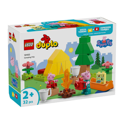 10452 LEGO DUPLO Peppa Pig Camping Trip Building Playset with Canoe Toy