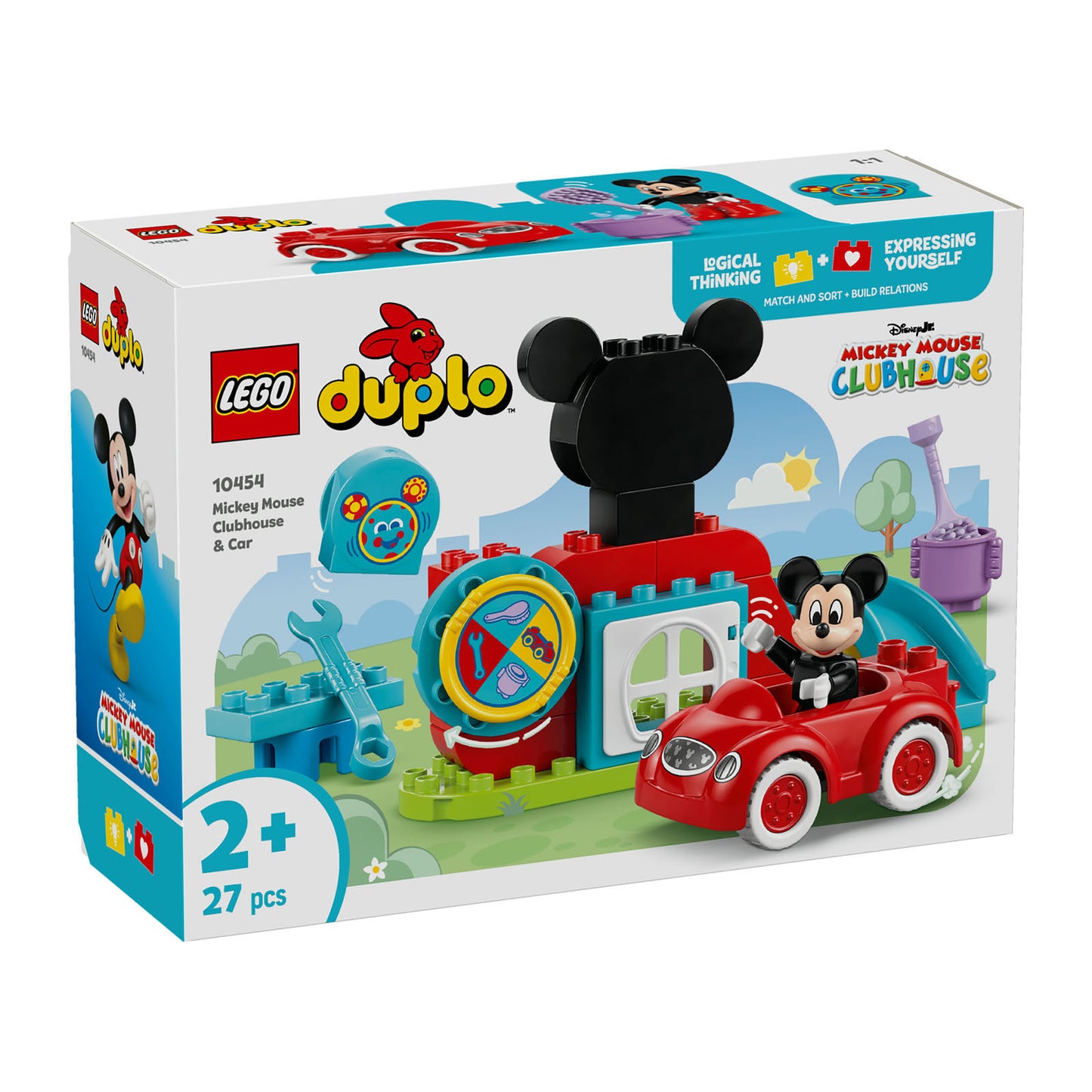 10454 LEGO DUPLO Disney Mickey Mouse Clubhouse & Car Building Kit