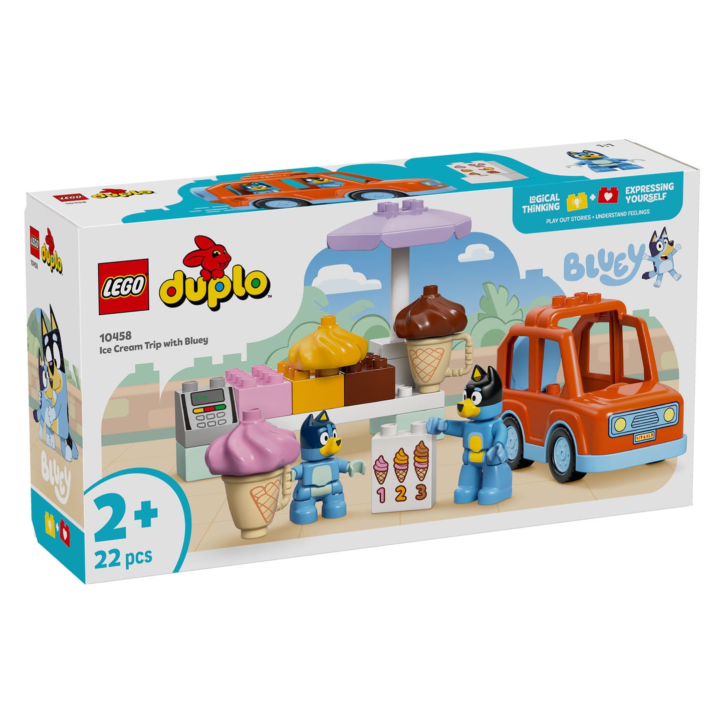 10458 LEGO DUPLO Bluey Ice Cream Trip with Bluey