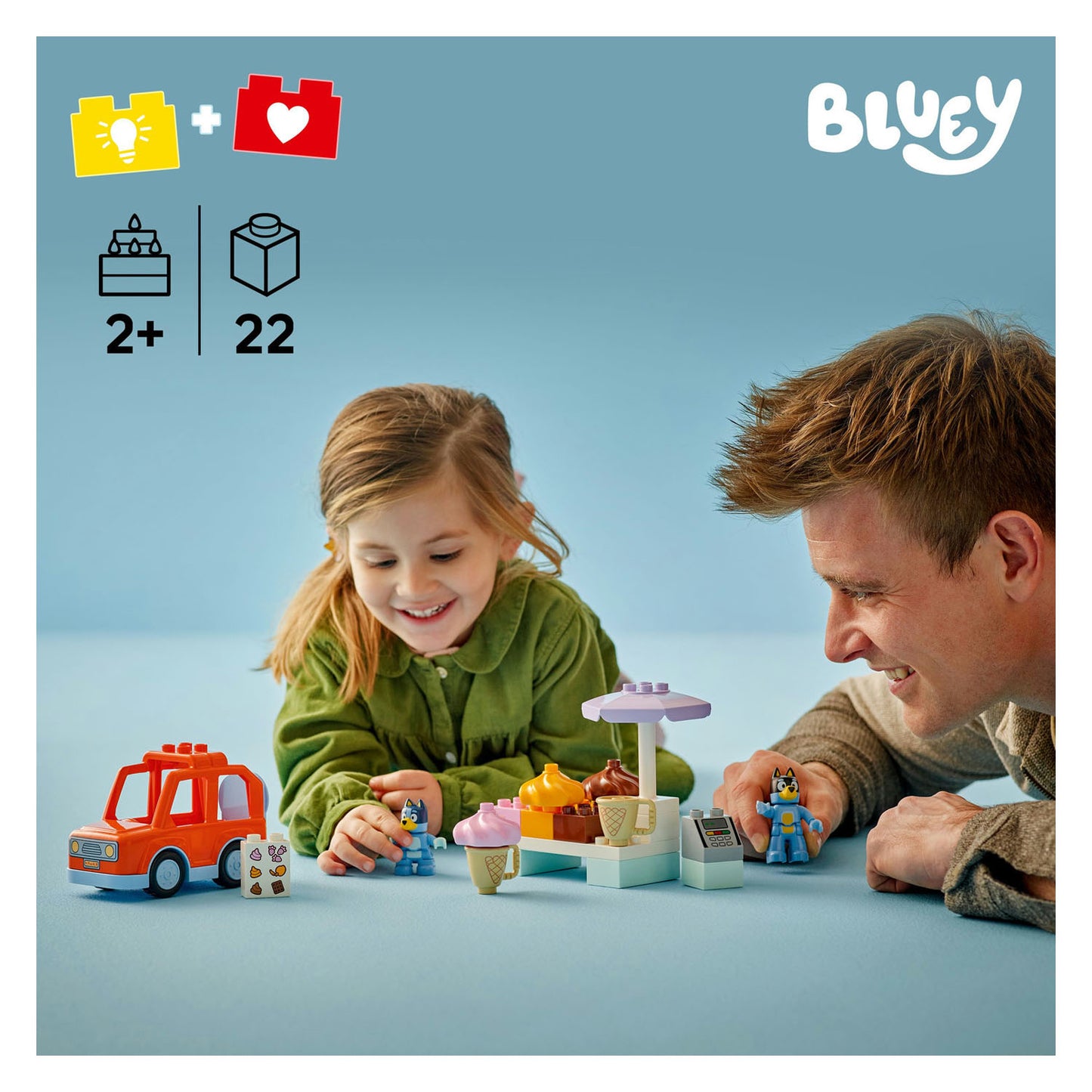 10458 LEGO DUPLO Bluey Ice Cream Trip with Bluey