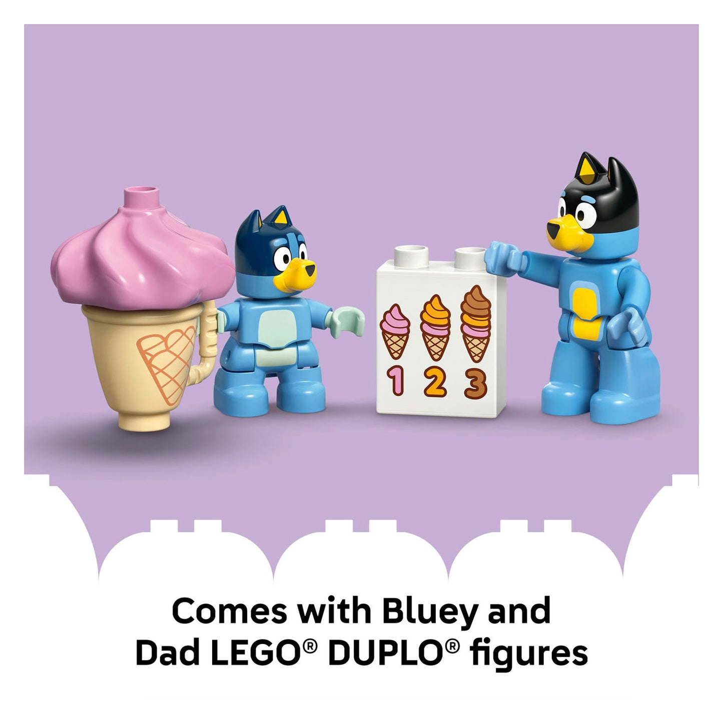 10458 LEGO DUPLO Bluey Ice Cream Trip with Bluey