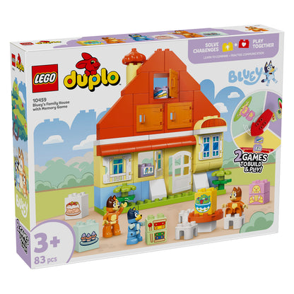 10459 LEGO DUPLO Bluey: Bluey’s Family House with Memory Game