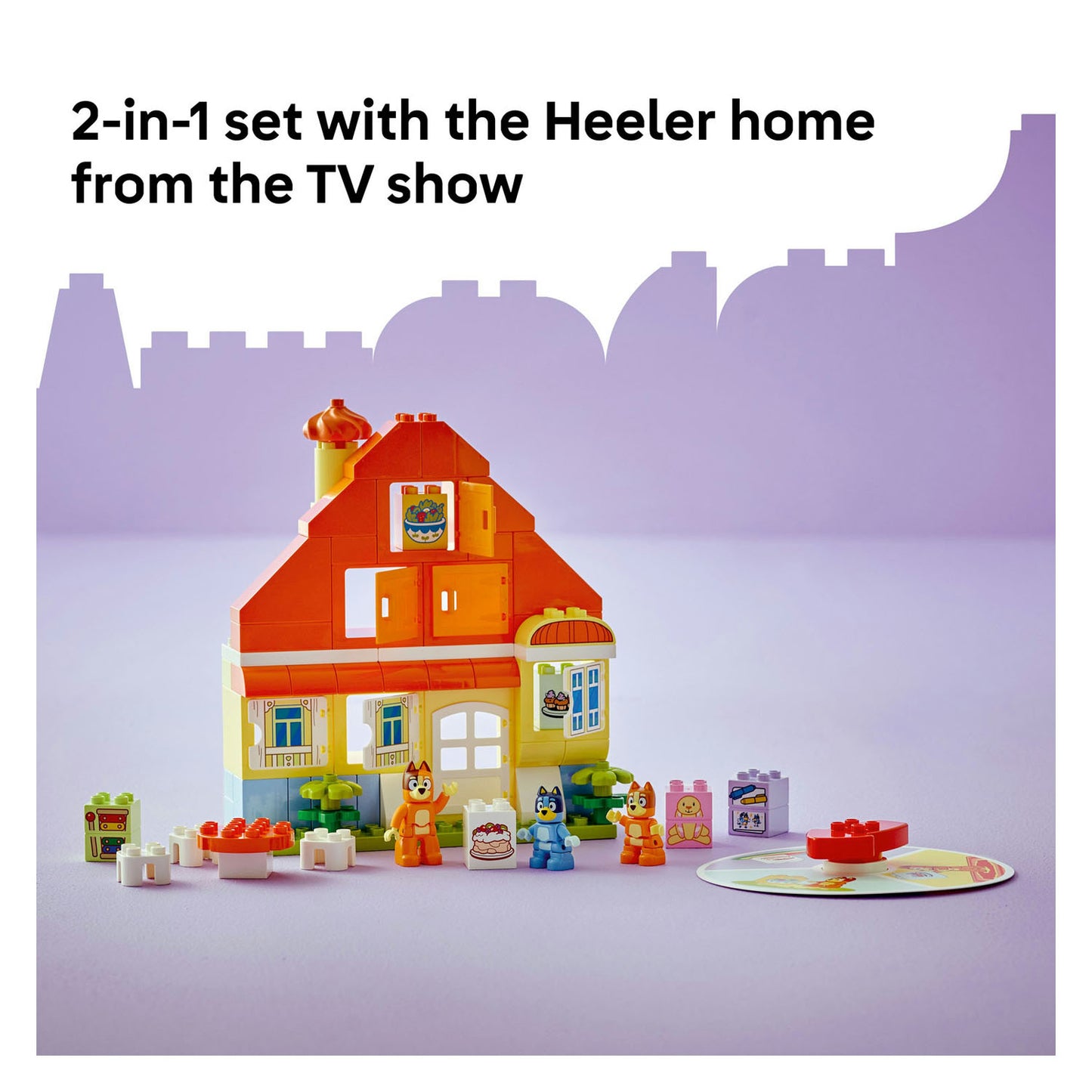 10459 LEGO DUPLO Bluey: Bluey’s Family House with Memory Game