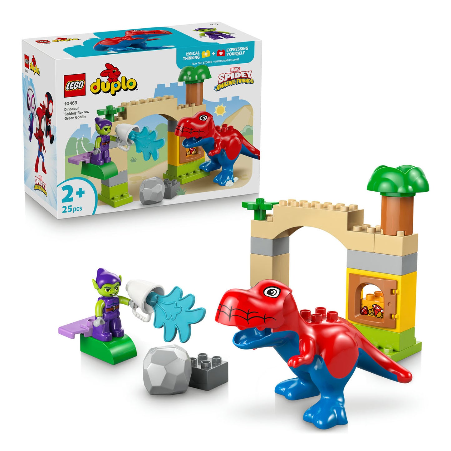 10463 Dinosaur Spidey-Rex vs. Green Goblin