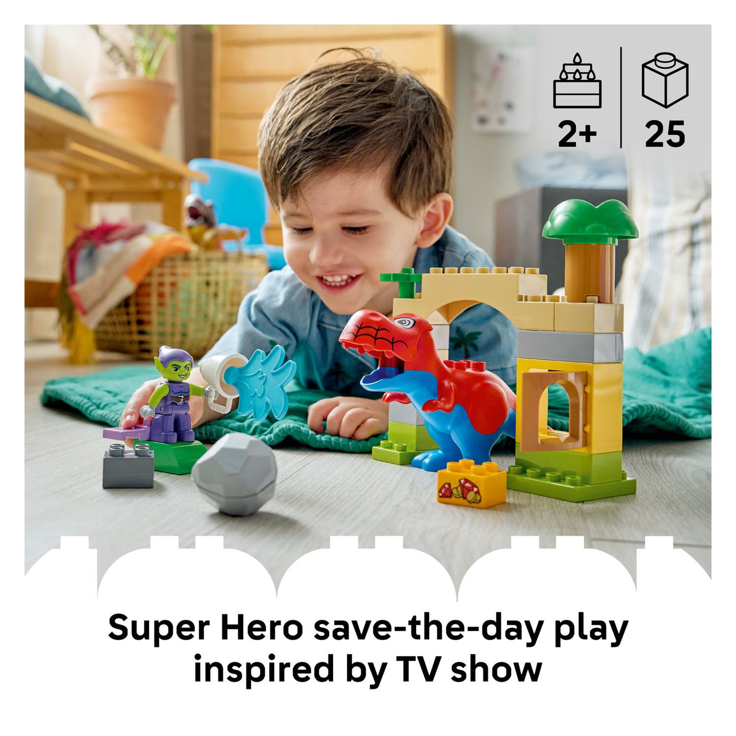 10463 Dinosaur Spidey-Rex vs. Green Goblin