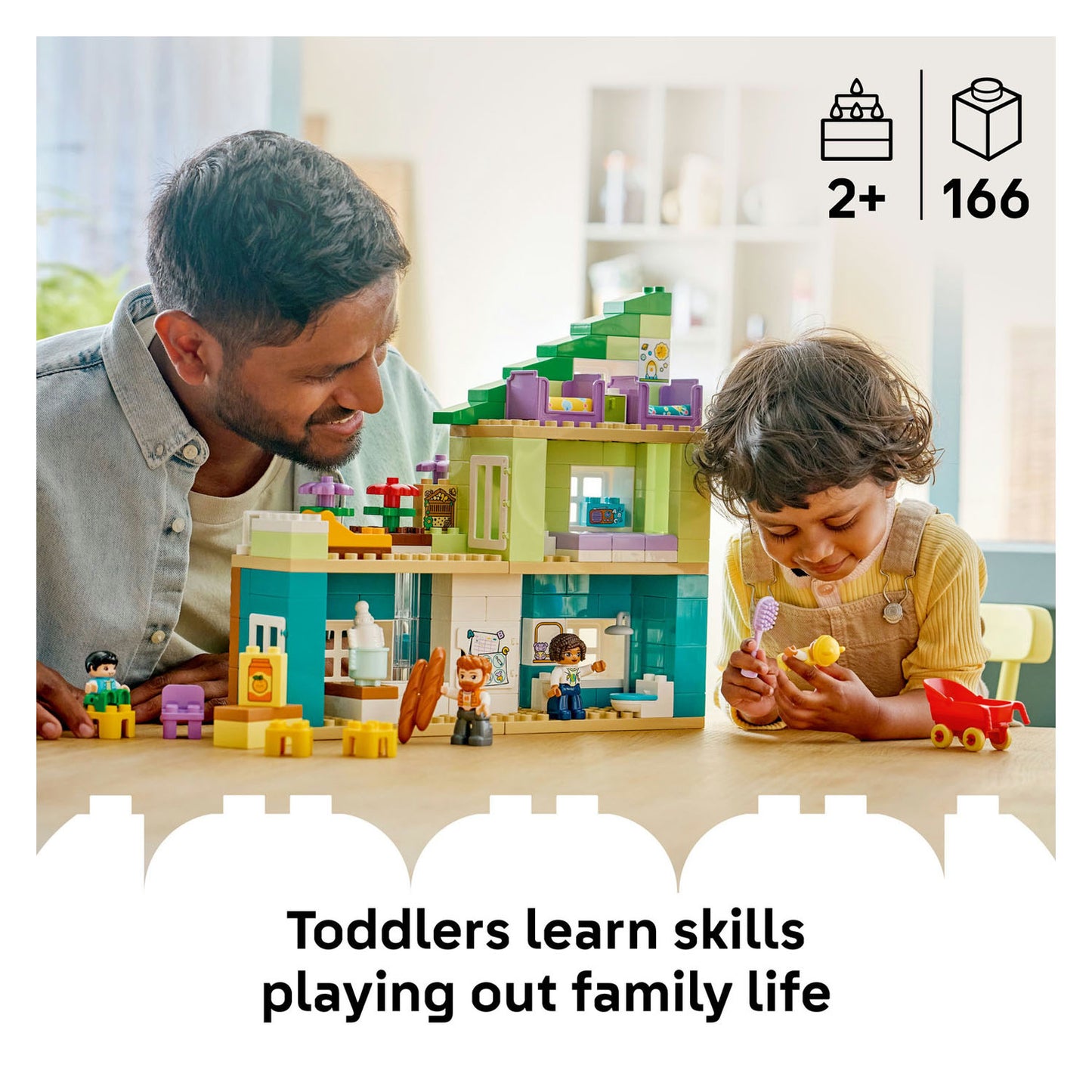 10470 LEGO DUPLO Town 3 in 1 Modern Family House with Figures