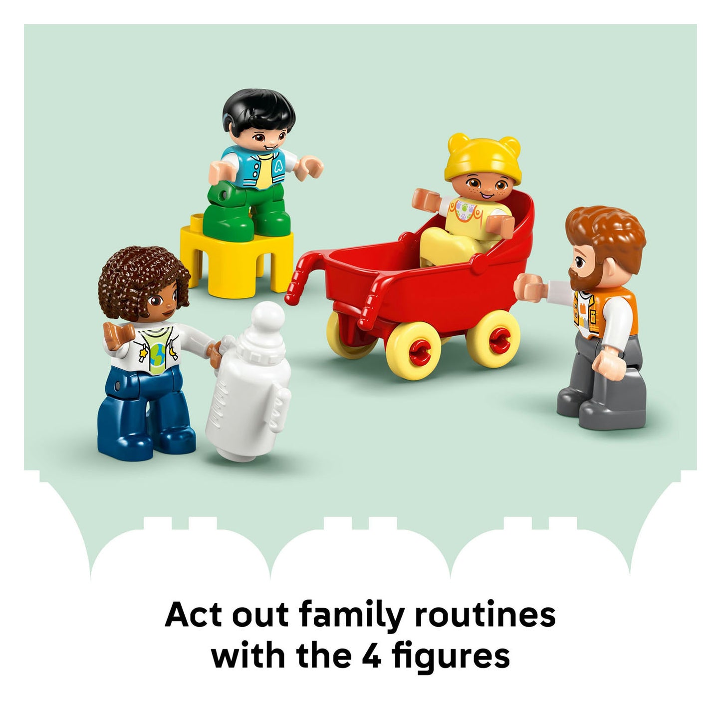 10470 LEGO DUPLO Town 3 in 1 Modern Family House with Figures