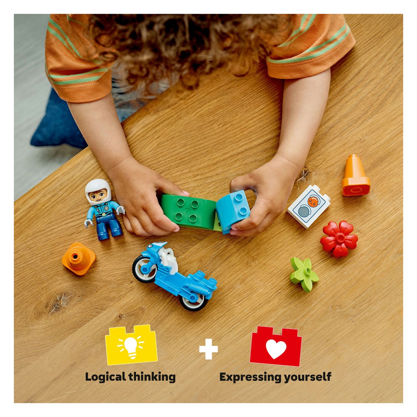 10471 LEGO DUPLO Town Blue Police Motorcycle