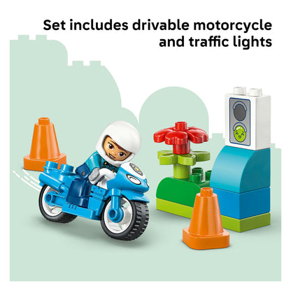 10471 LEGO DUPLO Town Blue Police Motorcycle