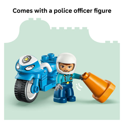 10471 LEGO DUPLO Town Blue Police Motorcycle