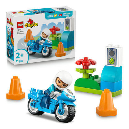 10471 LEGO DUPLO Town Blue Police Motorcycle