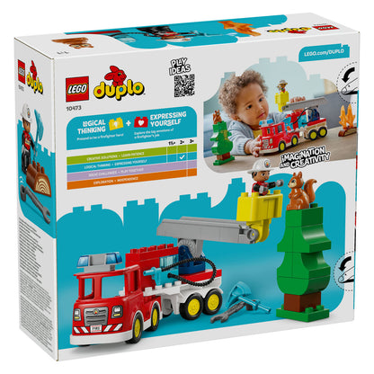 10473 LEGO DUPLO Town Fire Truck with Hose and Firefighter