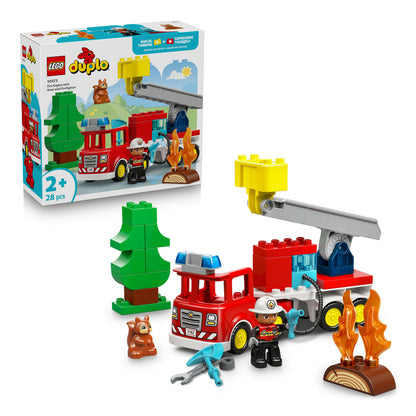 10473 LEGO DUPLO Town Fire Truck with Hose and Firefighter