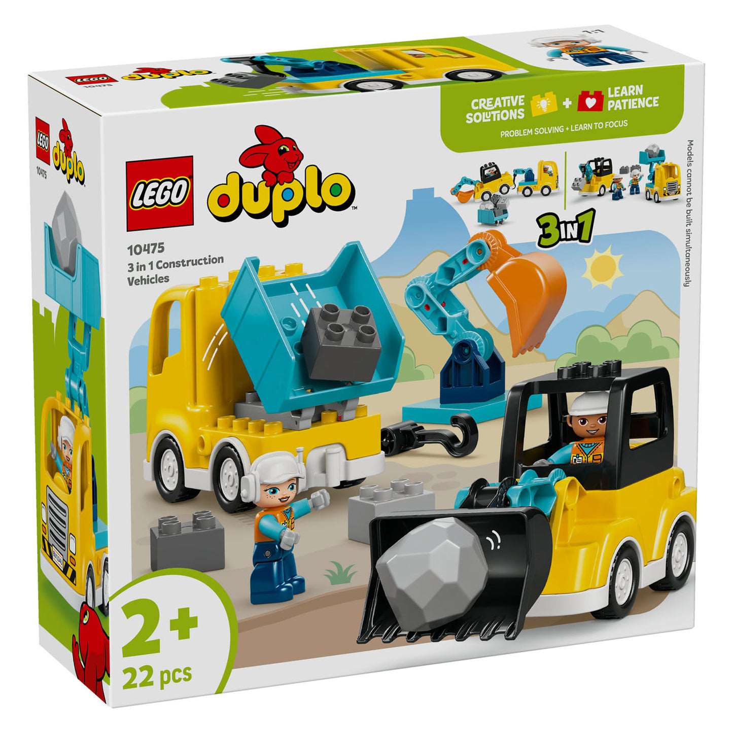 10475 LEGO DUPLO Town 3 in 1 Construction Vehicles